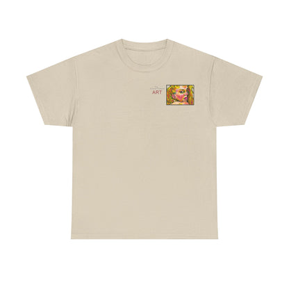 Unisex Heavy Cotton Tee - Motiv: Romina, H 7 cm