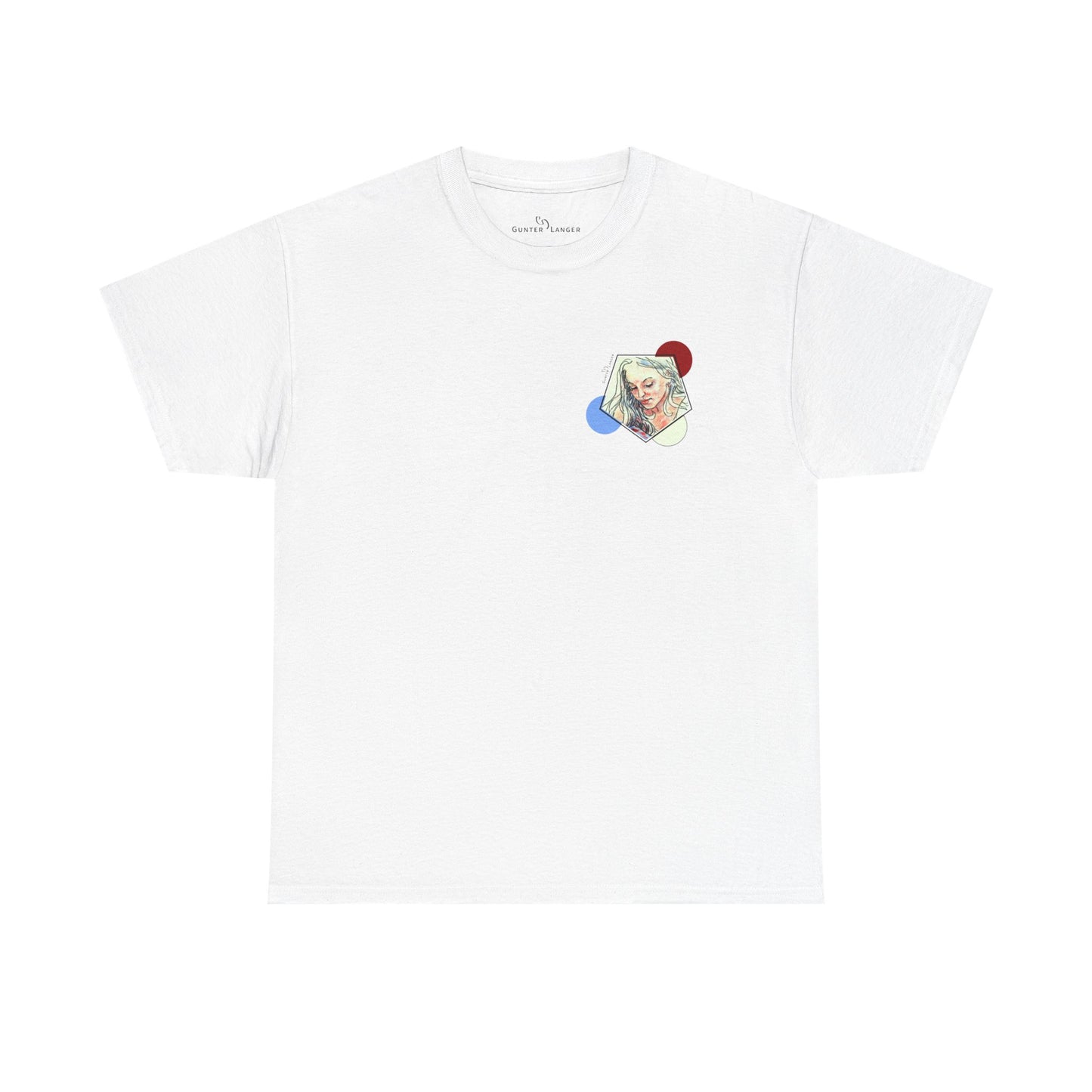 Unisex Heavy Cotton Tee - Motiv: Front Clivia, Neck Label