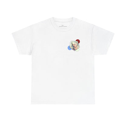 Unisex Heavy Cotton Tee - Motiv: Front Clivia, Neck Label
