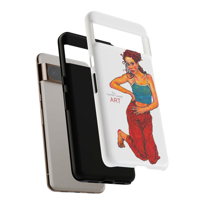 Tough Cases - Google Pixel - Samsung Galaxy - Motiv: Lea, Weiß