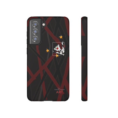Tough Cases - Google Pixel - Samsung Galaxy - Motiv:  "Miau" klein H 8 cm, Sternenhimmel, Mikado3