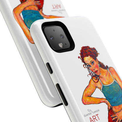 Tough Cases - Google Pixel - Samsung Galaxy - Motiv: Lea, Weiß