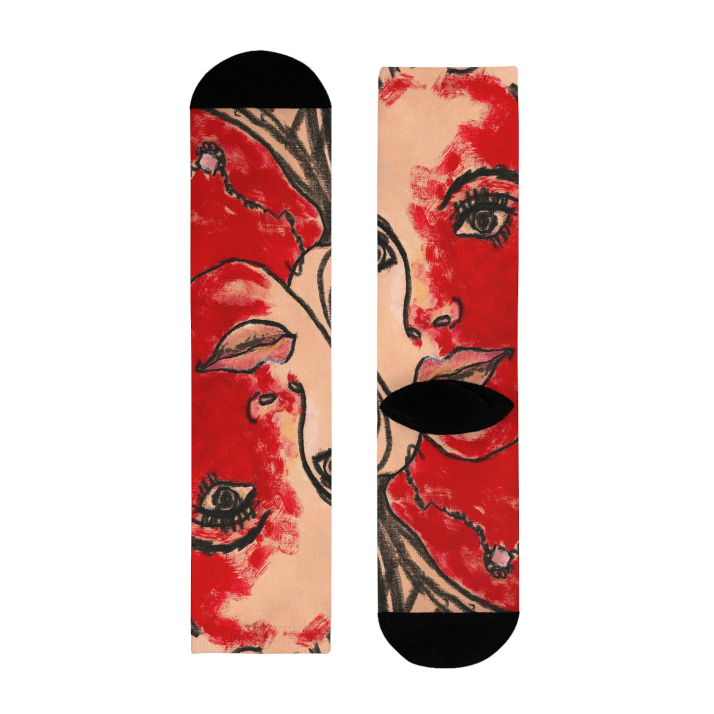 Sublimation Crew Socks (EU) - Motiv: Christina 2