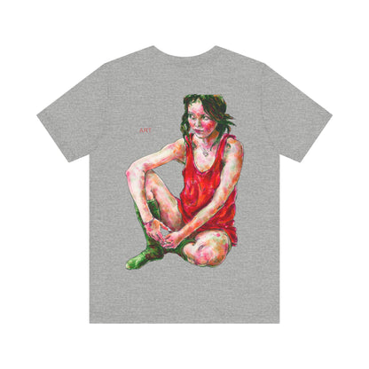 Unisex Jersey Short Sleeve Tee - Motiv: Front Alea (Ausschnitt) & Rückseite  Alea