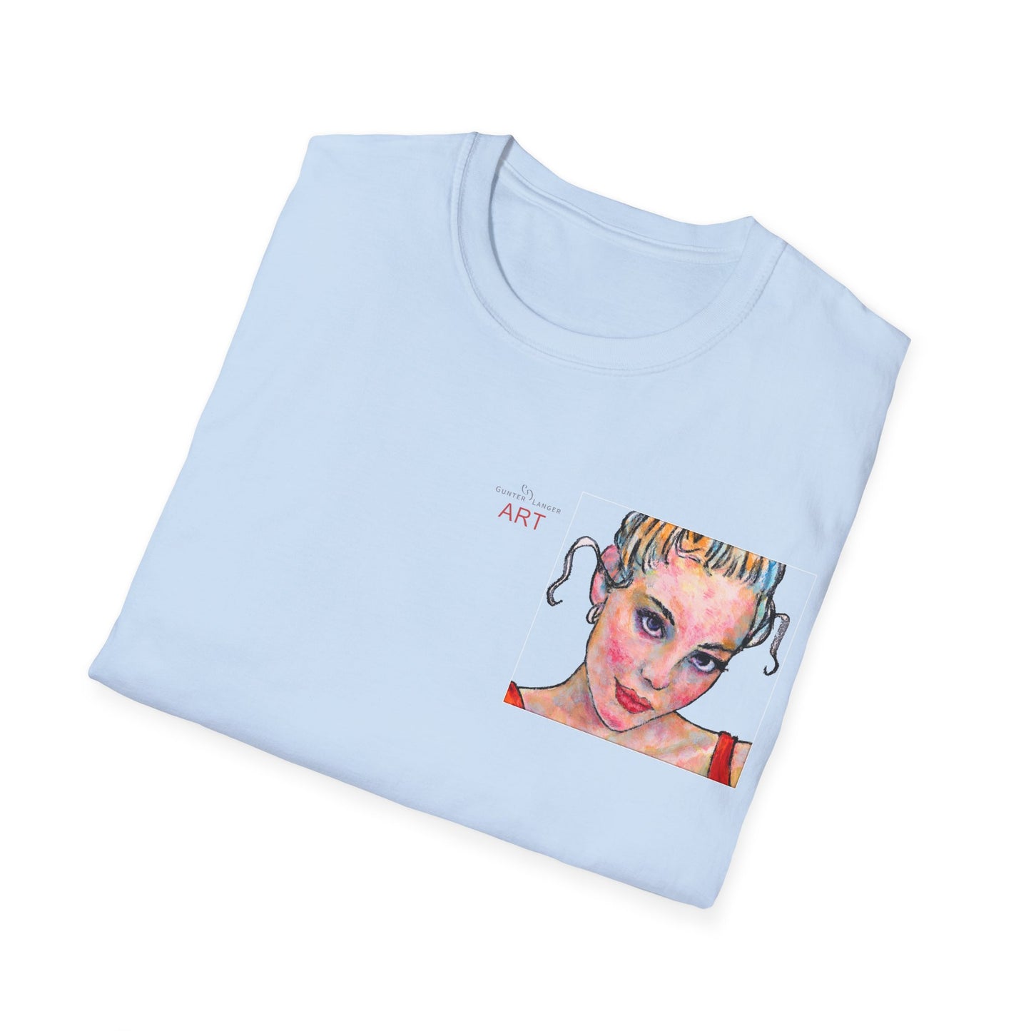 Unisex Softstyle T-Shirt - Motiv: Front Madeleine & Rückseite Madeleine