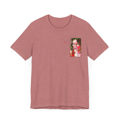Unisex Jersey Short Sleeve Tee - Motiv: Front Alea (Ausschnitt) & Rückseite  Alea