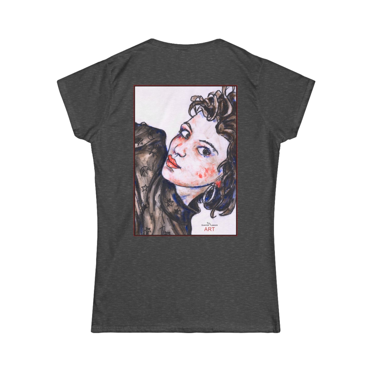 Women's Softstyle Tee - Motiv: Front Annette & Rückseite Annette