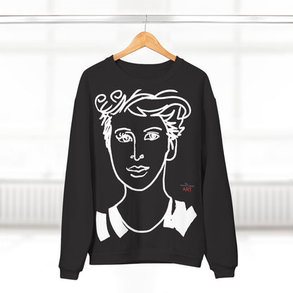 Unisex Crew Neck Sweatshirt (EU) - Motiv Lars & Lars (weiß)