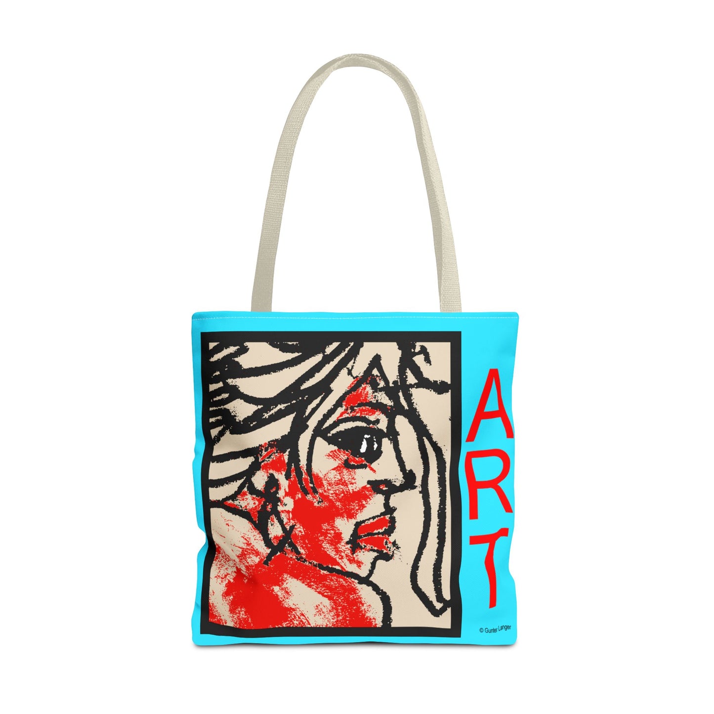 Tote Bag (AOP) - Motiv:  Front Ria & Rückseite Ria Blau