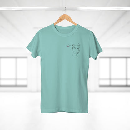 Single Jersey Women's T-shirt - hell - Motiv: Helena, H 11,5 cm