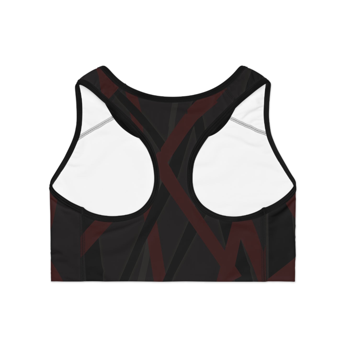 Sports Bra (AOP) - Motiv: Mikado, Schwarz 2