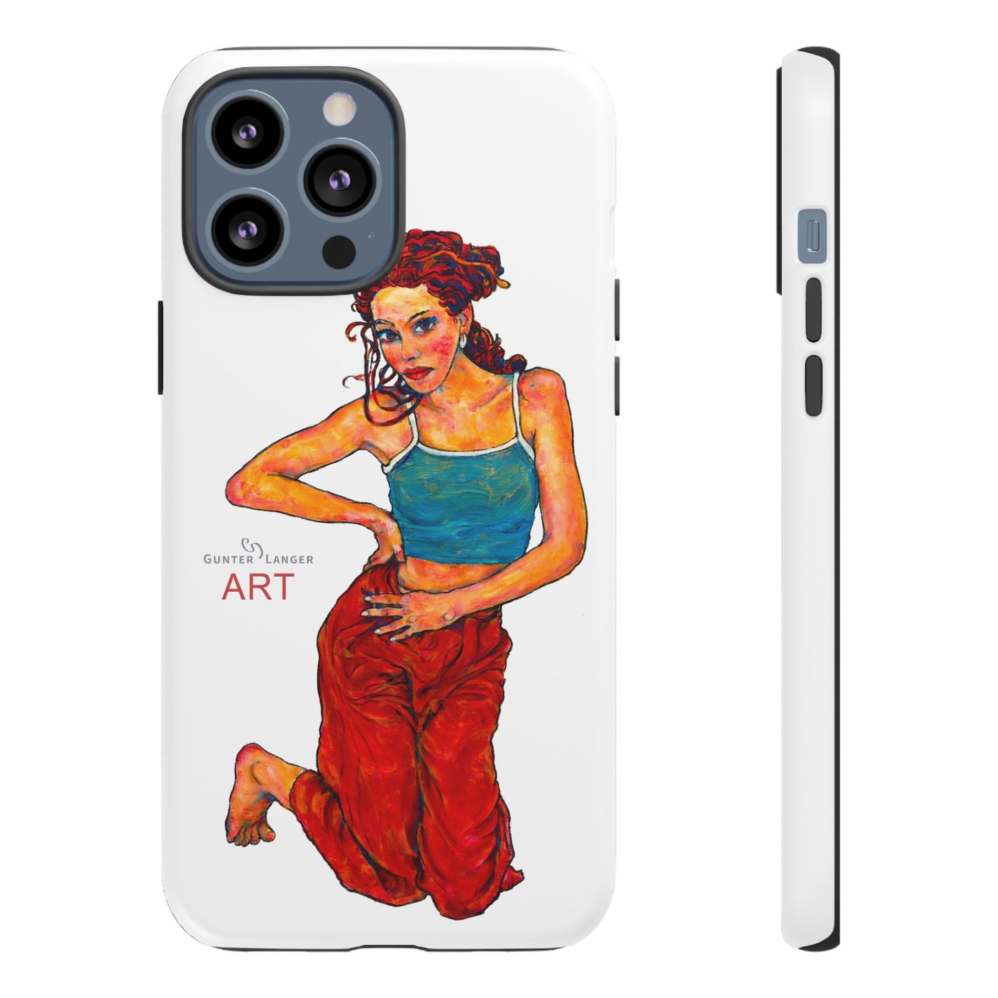 Tough Cases - iPhone - Motiv: Lea, Weiß