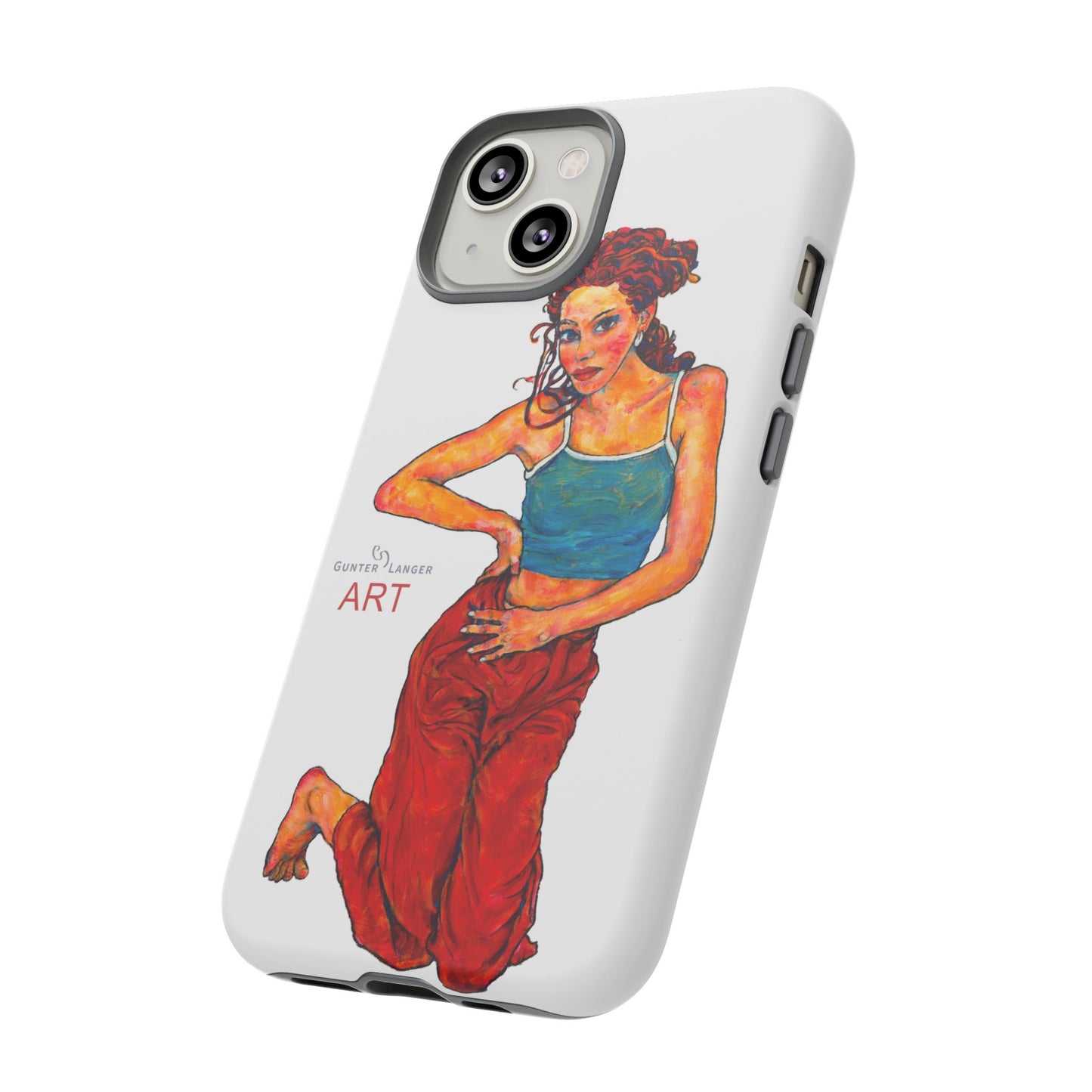 Tough Cases - iPhone - Motiv: Lea, Weiß