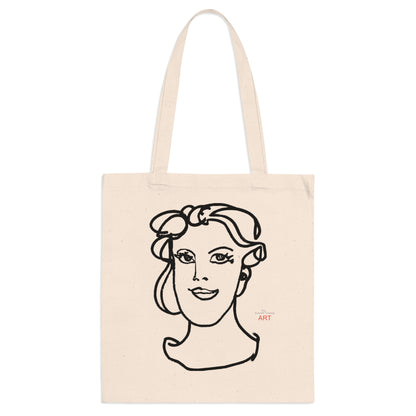 Tote Bag - Motiv: Gia, einseitig bedruckt, H 30,5 cm