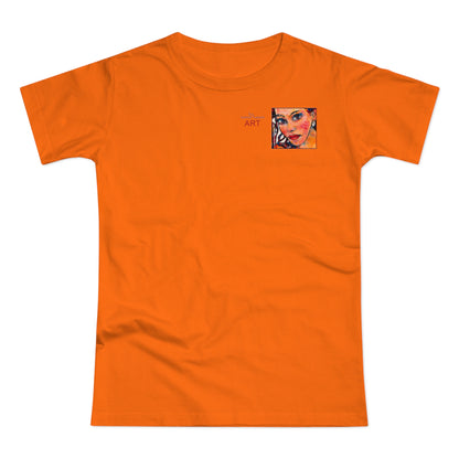Single Jersey Women's T-shirt - Motiv: Lea, H 7 cm
