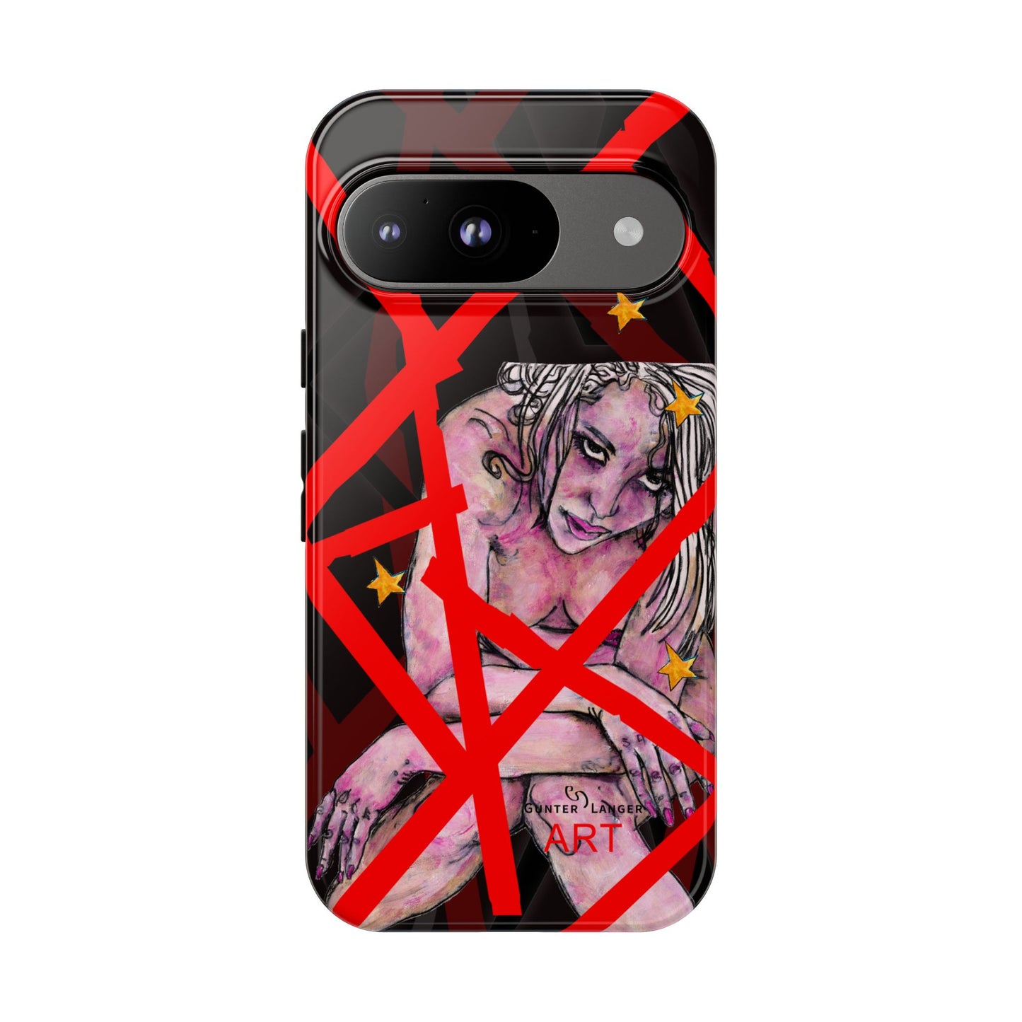 Tough Cases - Google Pixel - Samsung Galaxy - Motiv: Stella, Mikado