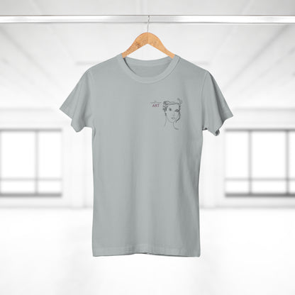 Single Jersey Women's T-shirt - hell - Motiv: Helena, H 11,5 cm