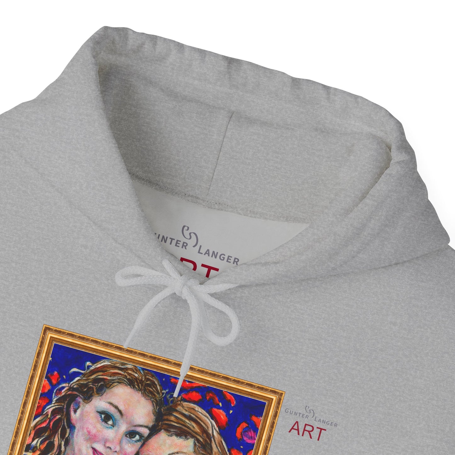 Unisex Heavy Blend™ Hooded Sweatshirt - Motiv: Front "Freundinnen" H 17,5 cm