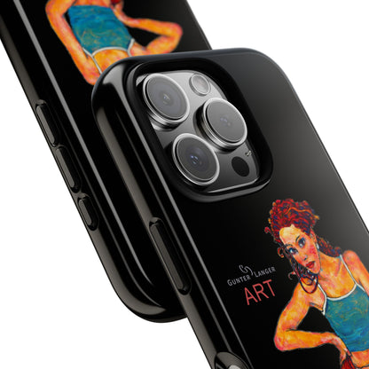 Tough Cases - iPhone - Motiv: Lea, Schwarz