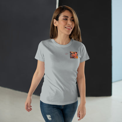 Single Jersey Women's T-shirt - Motiv: Lea, H 7 cm