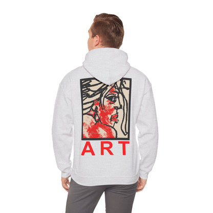 Unisex Heavy Blend™ Hooded Sweatshirt - Motiv: Rückseite "Ria", H43 cm