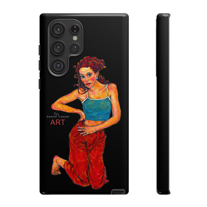 Tough Cases - Google Pixel - Samsung Galaxy - Motiv: Lea, Schwarz