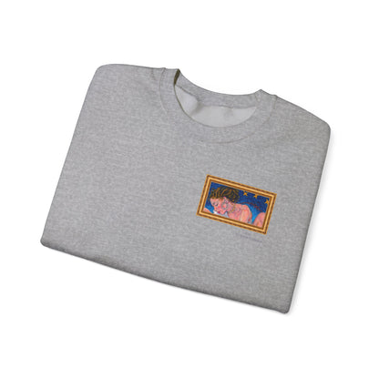 Unisex Heavy Blend™ Crewneck Sweatshirt - Motiv: Front Alva (Ausschnitt) &  Rückseite Alva
