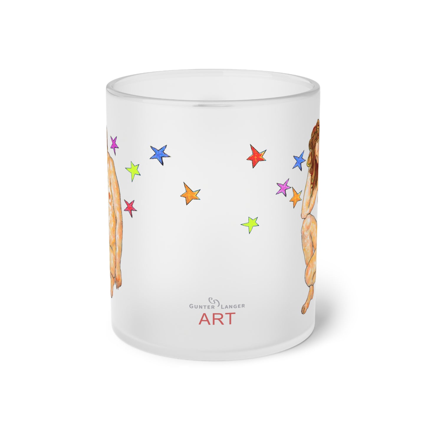 Frosted Glass Mug - Motiv: Aphrodite