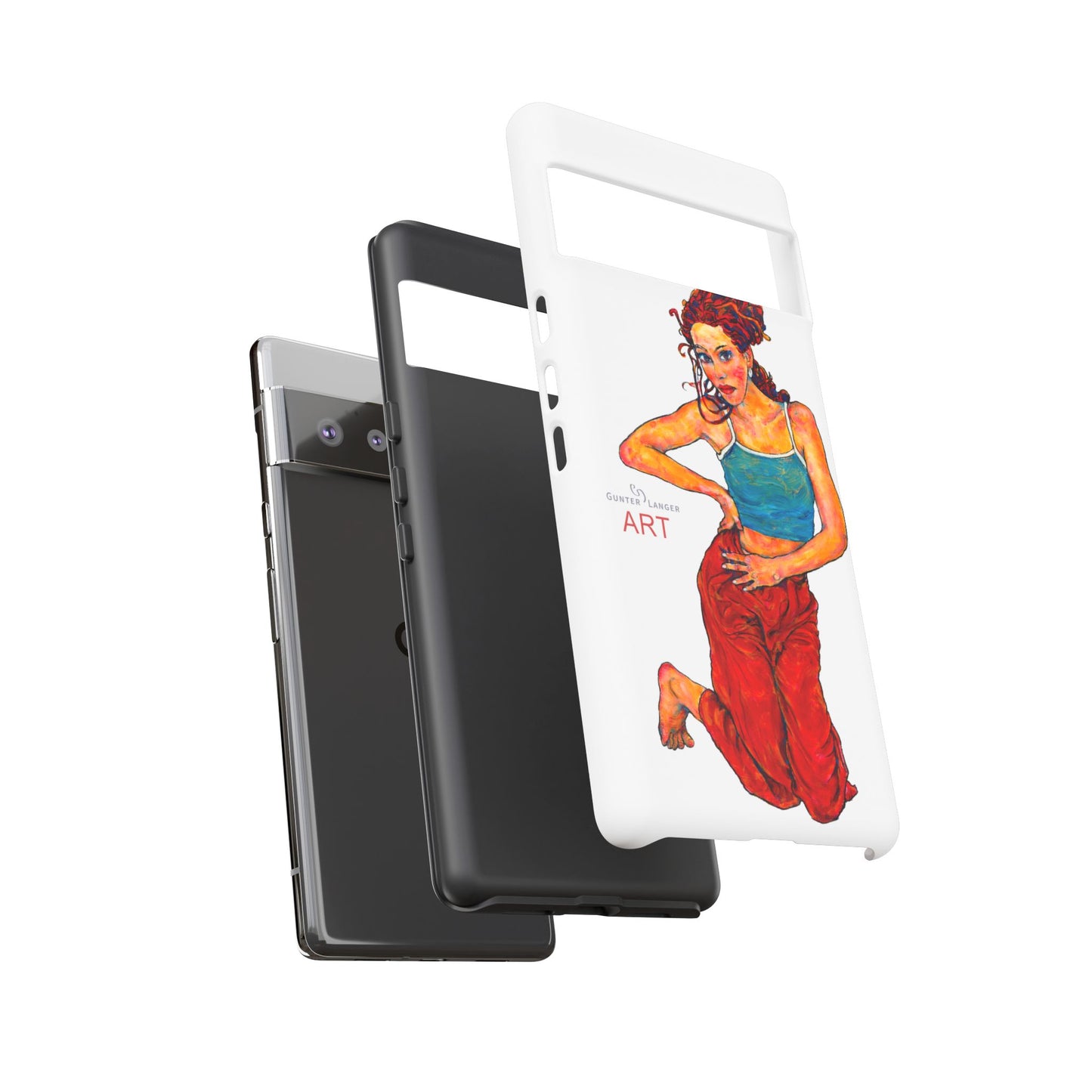 Tough Cases - Google Pixel - Samsung Galaxy - Motiv: Lea, Weiß