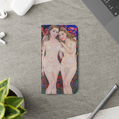 Flip Cases - Motiv: Waldnymphen, Schwarz, Seifenblasen