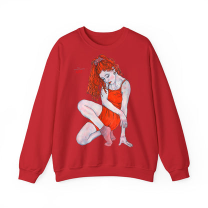 Unisex Heavy Blend™ Crewneck Sweatshirt - Motiv: Front Julia & Rückseite Julia