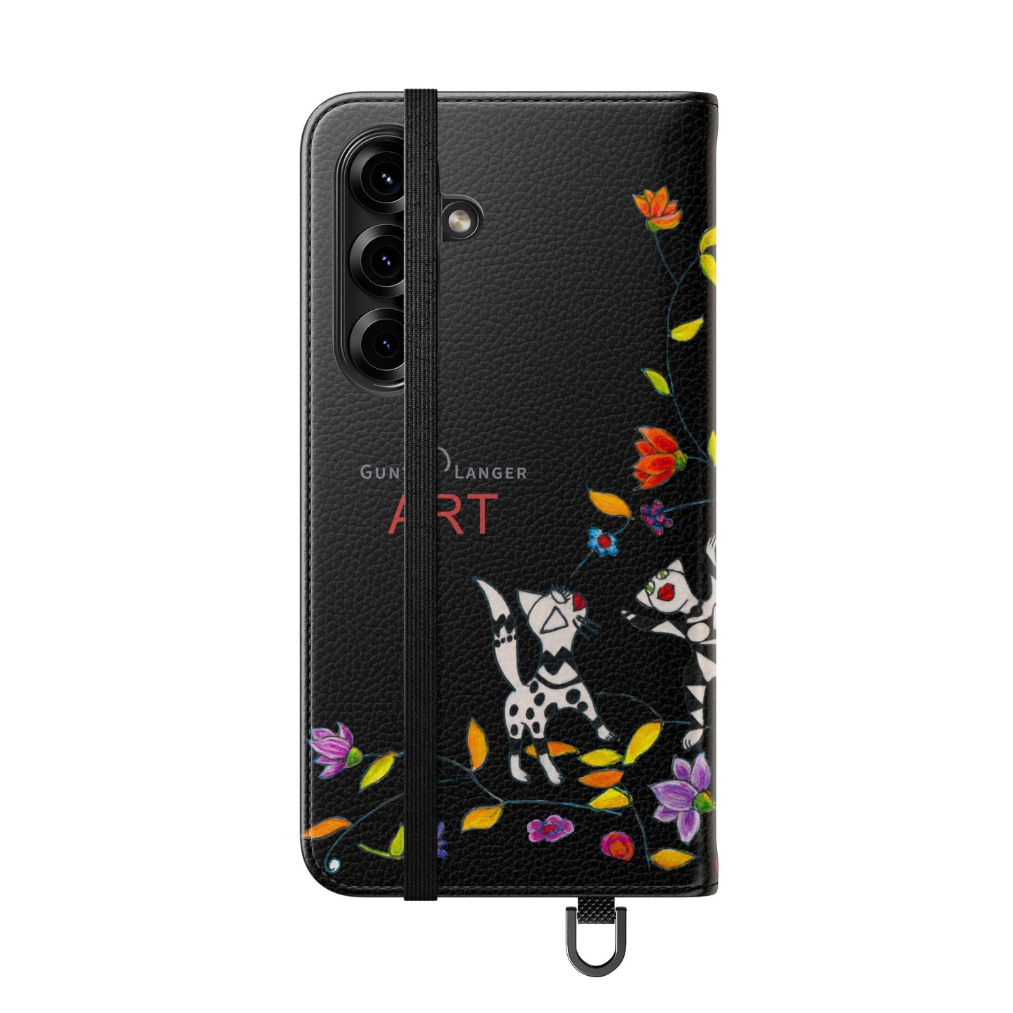 Flip Cases - Motiv: Waldnymphen, Schwarz, Seifenblasen