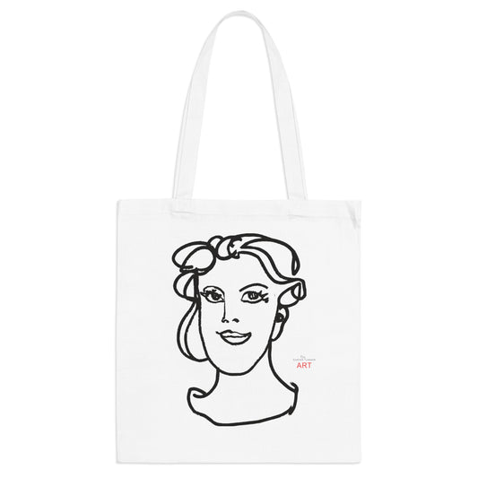 Tote Bag - Motiv: Gia, einseitig bedruckt, H 30,5 cm