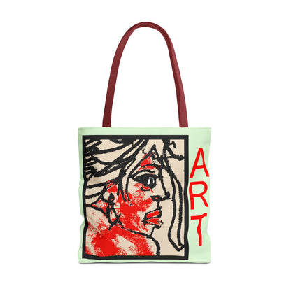 Tote Bag (AOP) - Motiv:  Front Ria & Rückseite Ria Grün