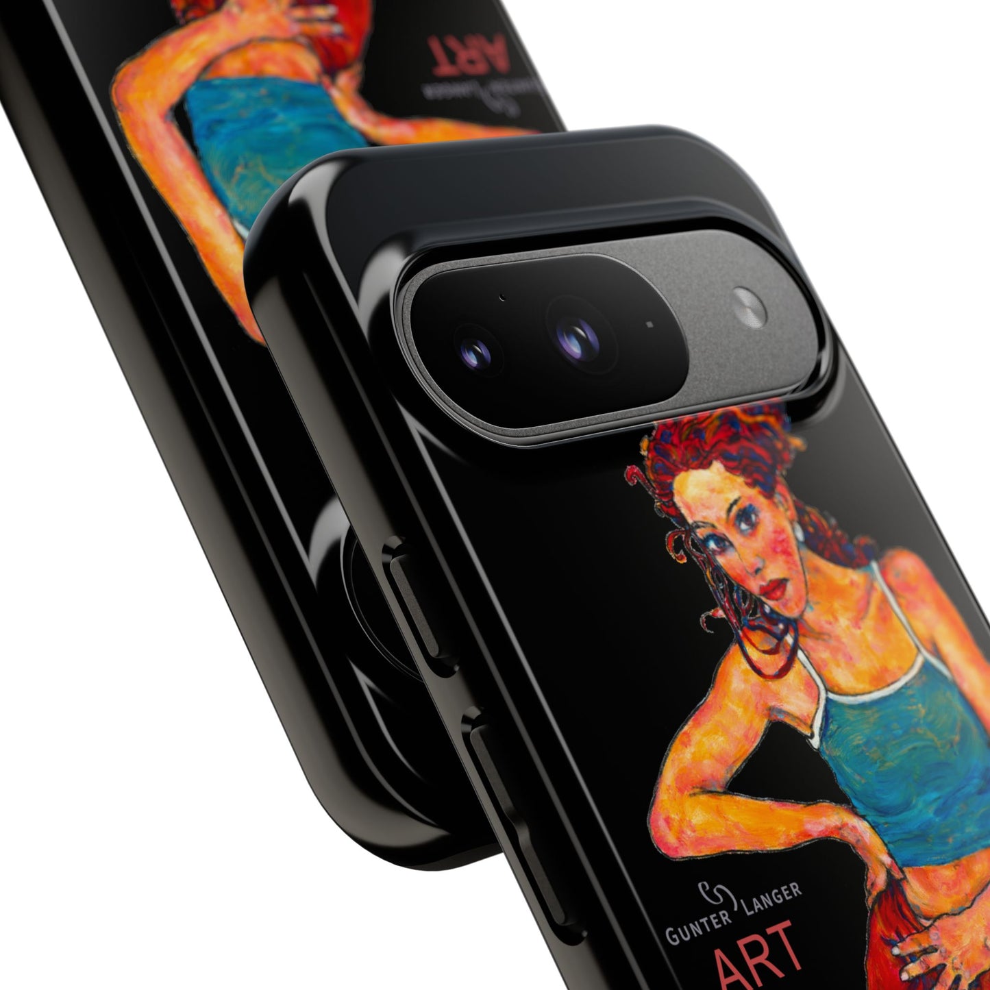 Tough Cases - Google Pixel - Samsung Galaxy - Motiv: Lea, Schwarz