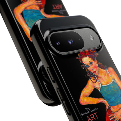 Tough Cases - Google Pixel - Samsung Galaxy - Motiv: Lea, Schwarz