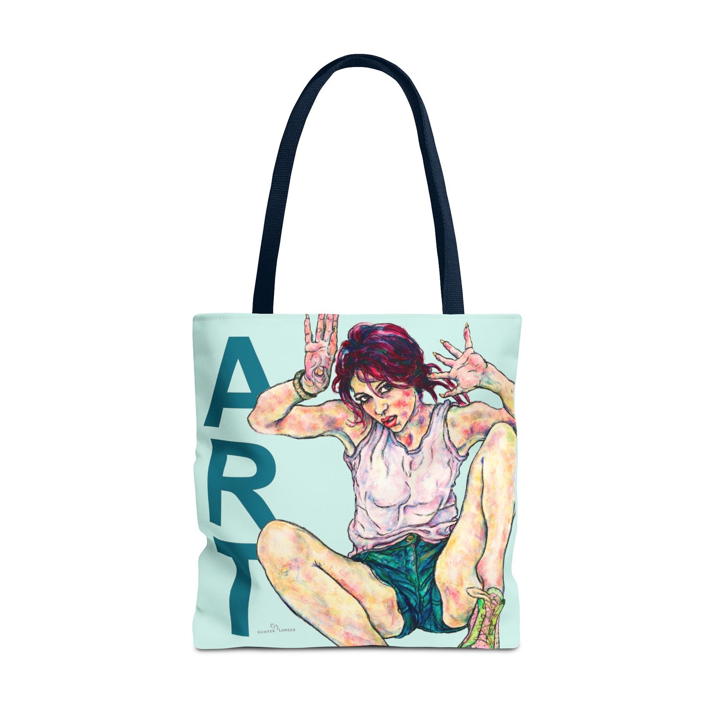 Tote Bag (AOP) - Motiv: Siegesgöttin, Flieder