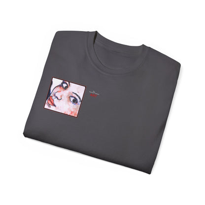Unisex Ultra Cotton Tee - Motiv: Front Annette (Ausschnitt) & Rückseite Annette