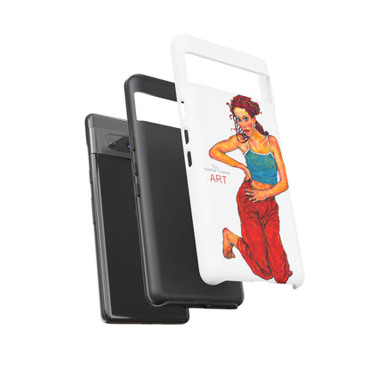 Tough Cases - Google Pixel - Samsung Galaxy - Motiv: Lea, Weiß