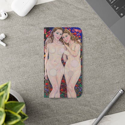 Flip Cases - Motiv: Waldnymphen, Schwarz, Seifenblasen