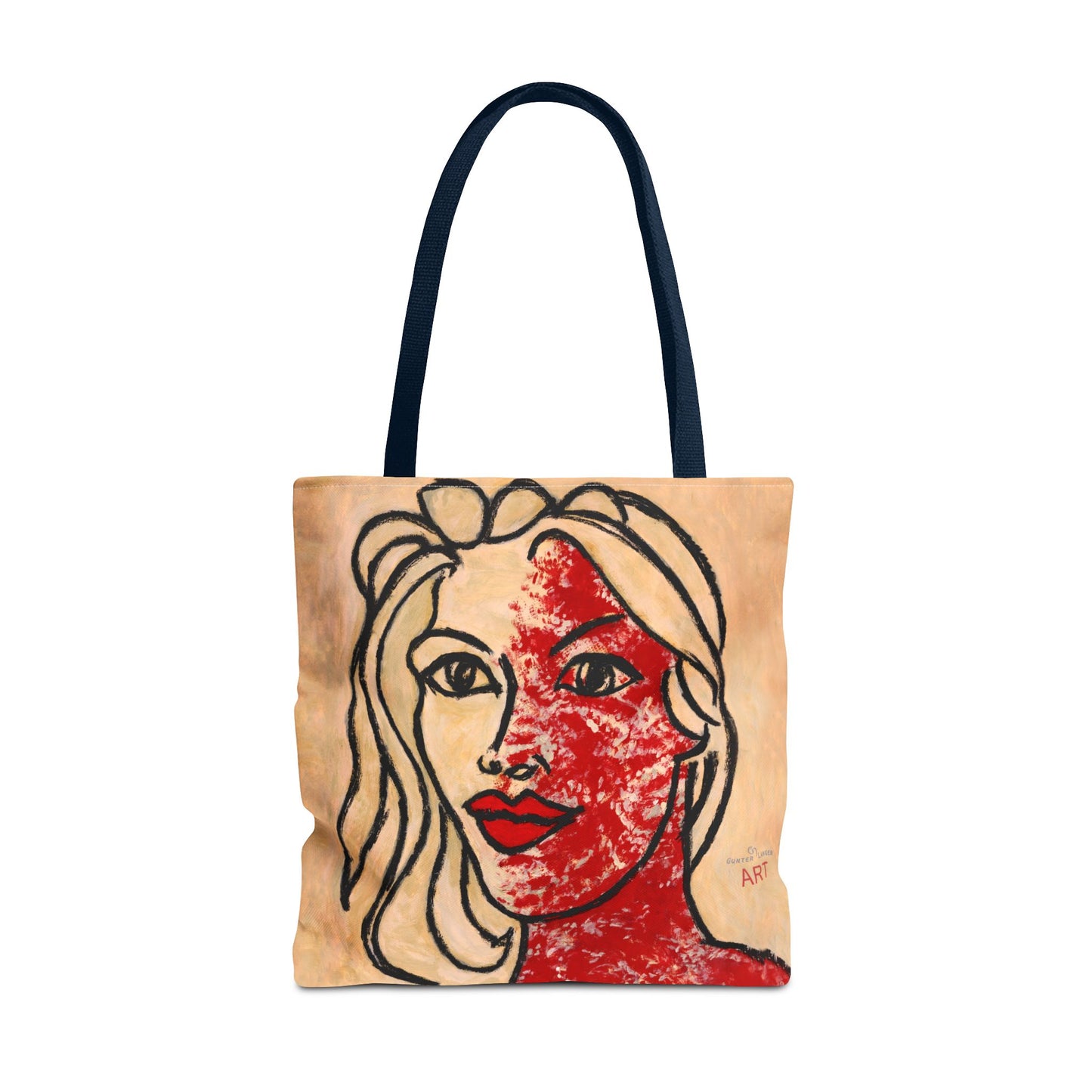 Tote Bag (AOP) - Motiv: Front Louisa ll & Rückseite Louisa ll