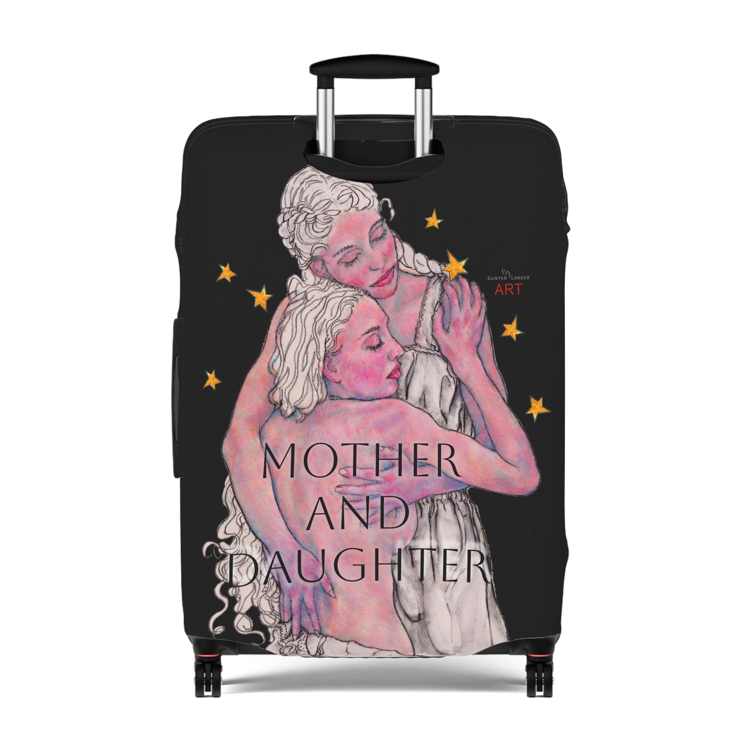 Luggage Cover - Mutter und Tochter - Motiv: Zuflucht, Sterne