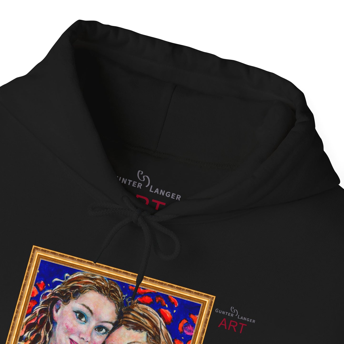 Unisex Heavy Blend™ Hooded Sweatshirt - Motiv: Front "Freundinnen" H 17,5 cm