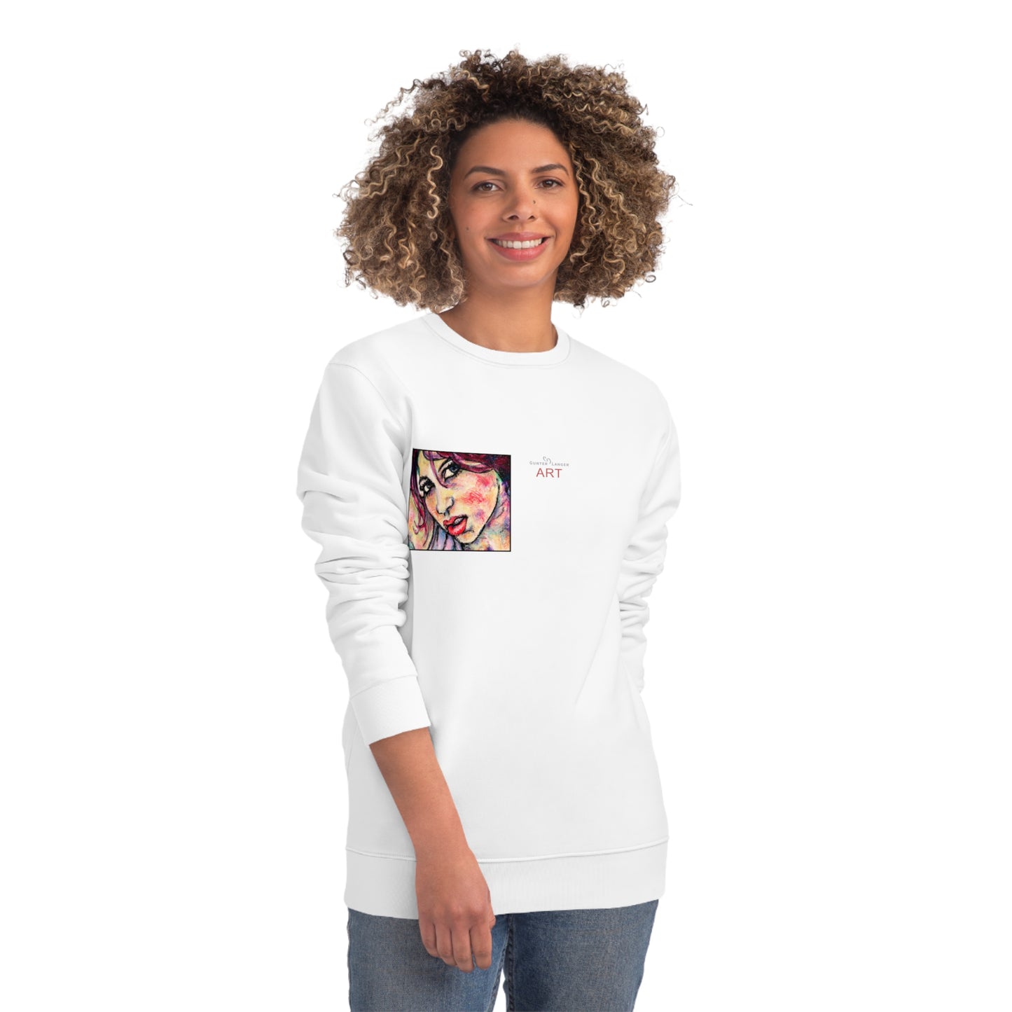 Unisex Changer Sweatshirt - Motiv: Front Nike, H12 cm (klein) & Rückseite Nike, H 43 cm