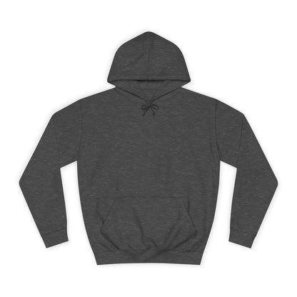 Unisex College Hoodie - Motiv: Rückseite Bei dir (gerahmt), H 49 cm