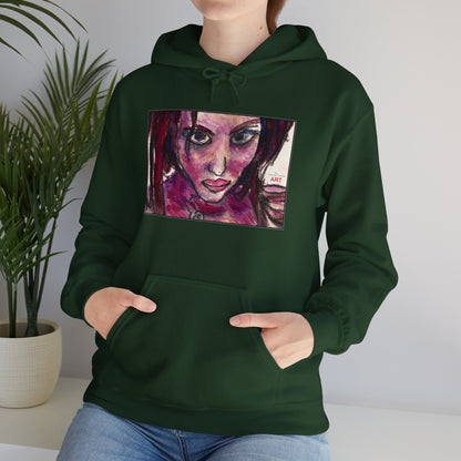 Unisex Heavy Blend™ Hooded Sweatshirt - Motiv Frontseite "Lola", H 19 cm