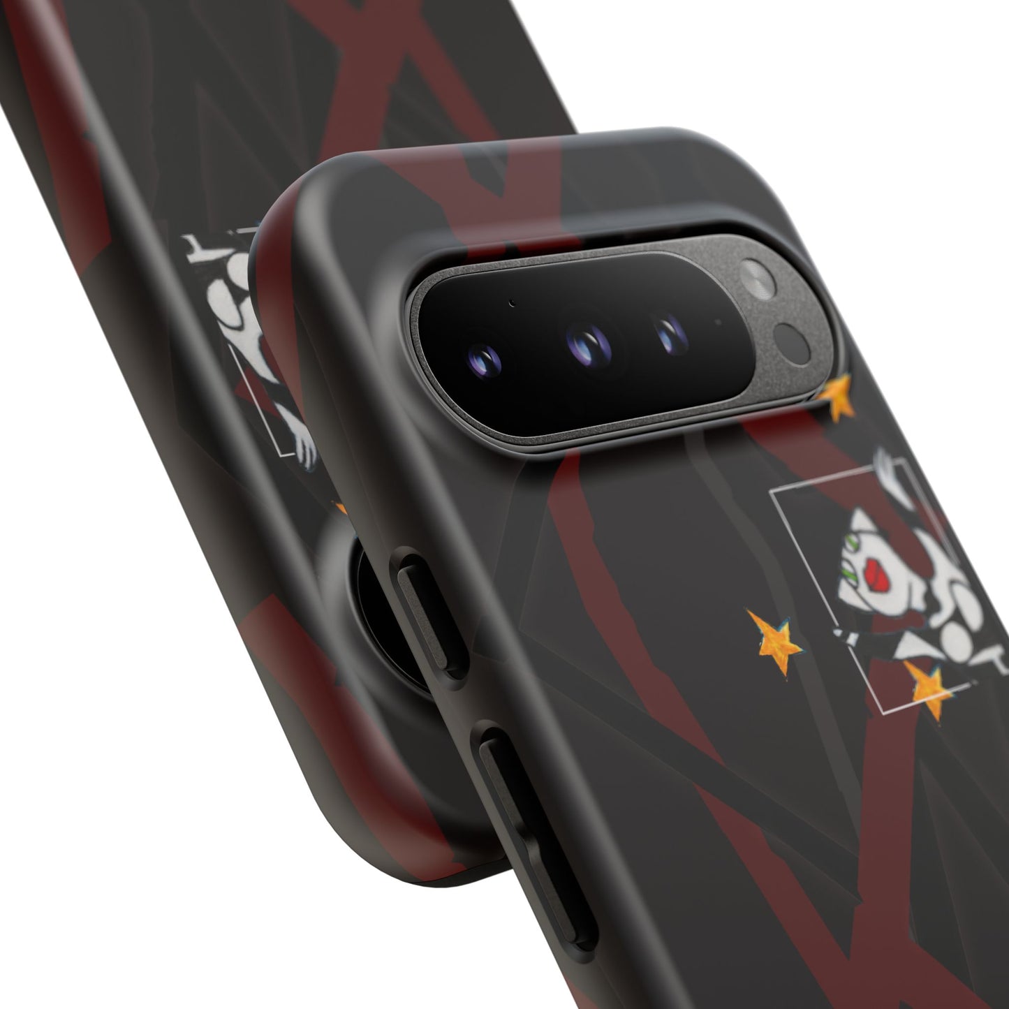 Tough Cases - Google Pixel - Samsung Galaxy - Motiv:  "Miau" klein H 8 cm, Sternenhimmel, Mikado3