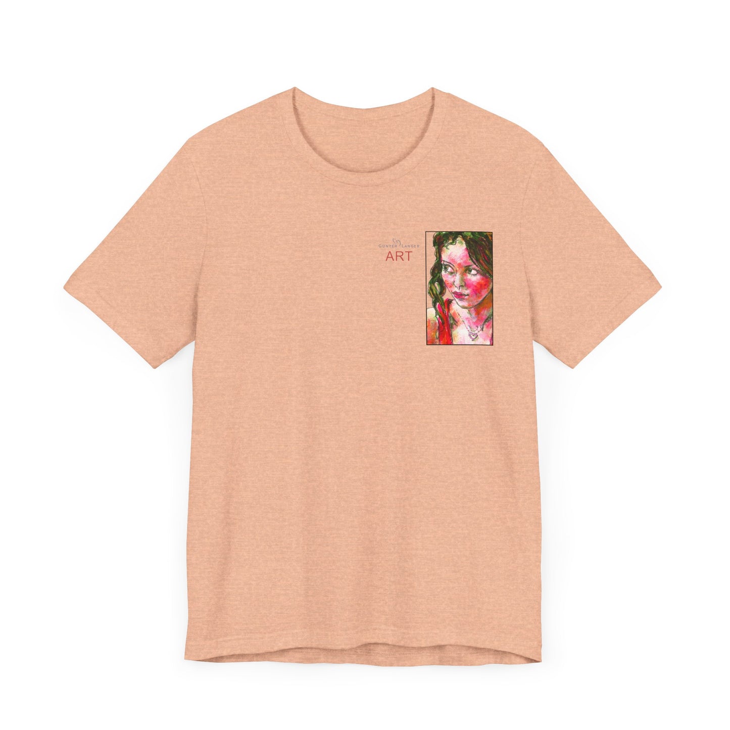 Unisex Jersey Short Sleeve Tee - Motiv: Front Alea (Ausschnitt) & Rückseite  Alea