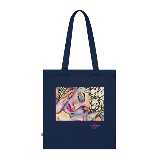 Organic Cotton Tote Bag - Motiv: Mara2,  einseitig bedruckt, H 17,3 cm
