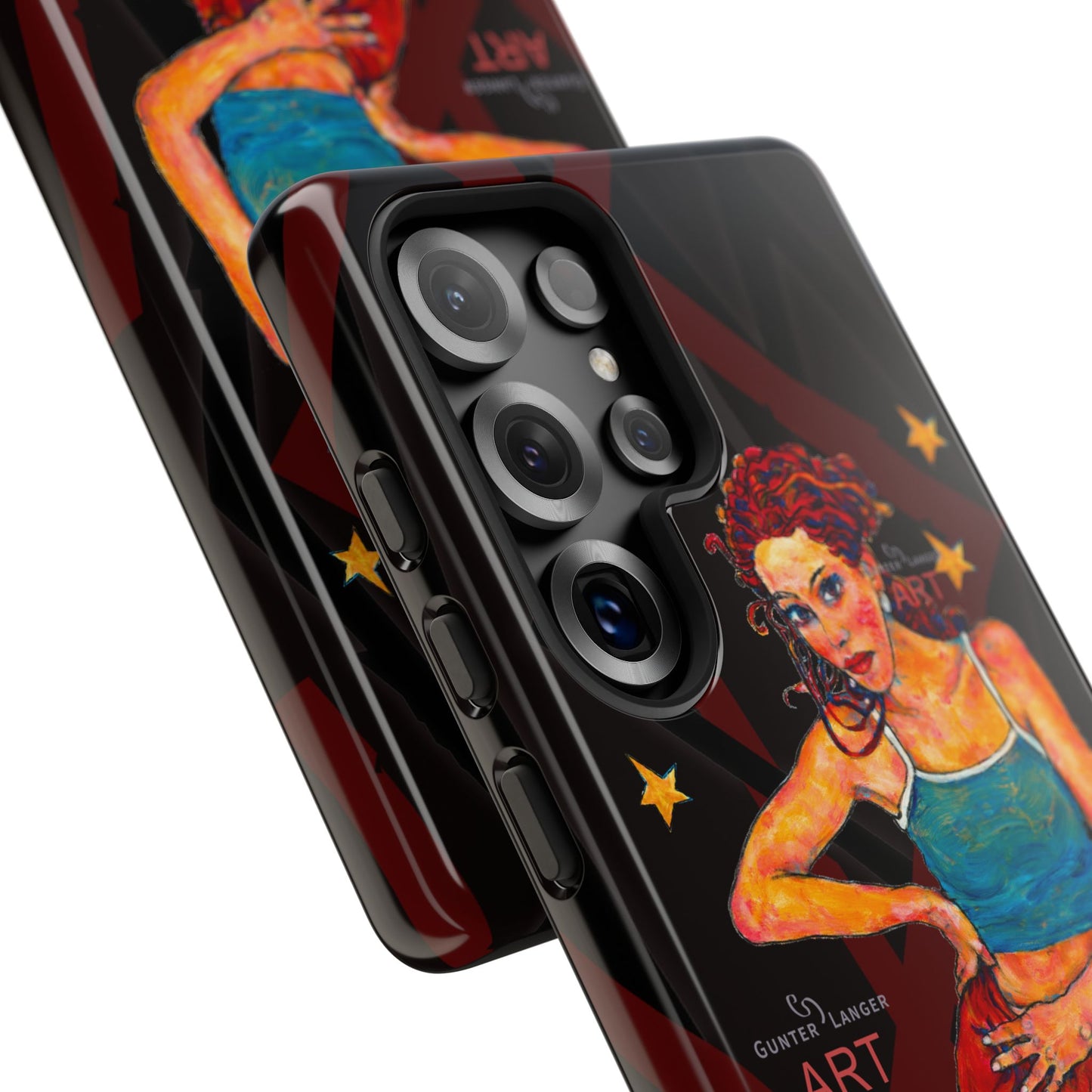 Tough Cases - Google Pixel - Samsung Galaxy - Motiv: Lea, Sternenhimmel, Mikado3